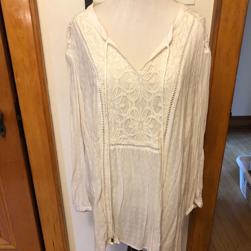 White Peasant Top